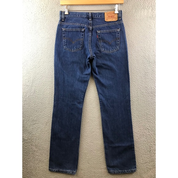 Vintage Levis 505 Regular Fit Straight Leg Jeans Womens Junior Size 9M - Picture 1 of 10